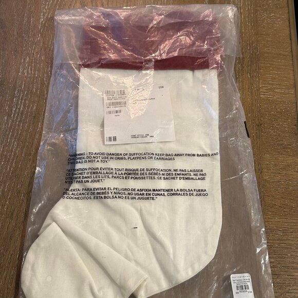 Pottery Barn Jolly Santa Christmas Stocking for KELLY NEW - Picture 13 of 14
